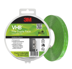 11713 - Fita Dupla Face 3M 12MMX5M - Vonder